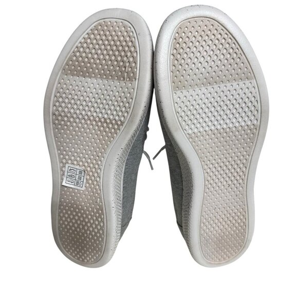 Bobs From Skechers113450W Gray Slip On Comfort Loafer Size 10 Wide Fit Textile - Picture 5 of 7